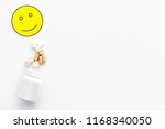 reception of medicines concept. ... | Shutterstock . vector #1168340050