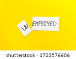 unemployed   employed   torn... | Shutterstock . vector #1723576606