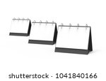 blank desk calendar  3d render... | Shutterstock . vector #1041840166