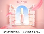 ad template for beauty product  ... | Shutterstock .eps vector #1795551769