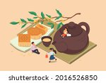 mid autumn festival design.... | Shutterstock .eps vector #2016526850