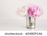 romantic still with a small... | Shutterstock . vector #604809146