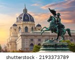 Statue of archduke charles on...