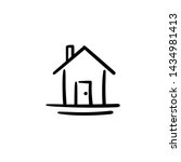 Hand Drawn House. Simple Vector ...
