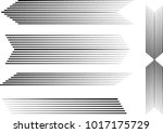 speed lines in arrow form .... | Shutterstock .eps vector #1017175729