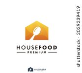 house food restaurant logo... | Shutterstock .eps vector #2029239419