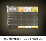 button web price table pack | Shutterstock .eps vector #1705700500