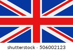 united kingdom flag. vector... | Shutterstock .eps vector #506002123