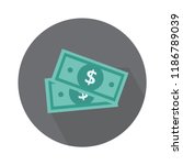 dollar money cash icon  cash... | Shutterstock .eps vector #1186789039