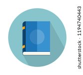 reading book icon. flat... | Shutterstock .eps vector #1194740443