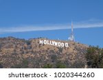 Hollywood Sign At Los Angeles...