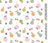 cute seamless pattern with... | Shutterstock . vector #1928640200