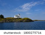 Small photo of The lighthouse of Tonier close to Haugesund in Norway