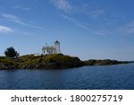 Small photo of The lighthouse of Tonier close to Haugesund in Norway