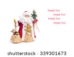 santa claus isolated over white ... | Shutterstock . vector #339301673