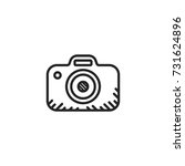 camera icon vector isolated | Shutterstock .eps vector #731624896