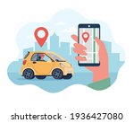 online delivery service concept ... | Shutterstock .eps vector #1936427080