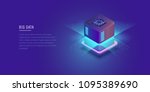 server. digital space. data... | Shutterstock .eps vector #1095389690