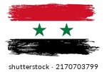 syria flag with brush paint... | Shutterstock .eps vector #2170703799