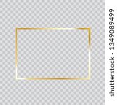 gold frame vector. trendy... | Shutterstock .eps vector #1349089499