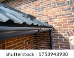 Gutter System For A Metal Roof. ...