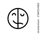 bipolar icon vector... | Shutterstock .eps vector #1784514383