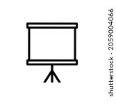 vector blackboard icon. eps. 10. | Shutterstock .eps vector #2059004066