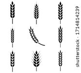 Wheat Ears Icon  Logo Isolated...