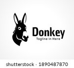 Elegant Black Profile Donkey ...