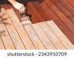 Exterior wood deck renovation ...