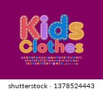 vector denim emblem kids... | Shutterstock .eps vector #1378524443