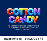 vector colorful logo cotton... | Shutterstock .eps vector #1402739573
