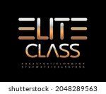 vector premium sign elite class.... | Shutterstock .eps vector #2048289563