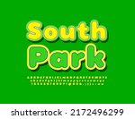 vector green template south...