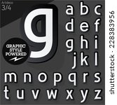 alphabet set of symbols in the... | Shutterstock .eps vector #228383956
