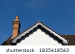 Roof Of Victorian House With...