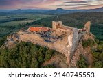 Aerial View Of Szigliget Castle ...