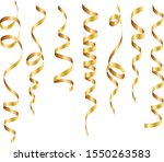 gold shiny gradient twisted... | Shutterstock .eps vector #1550263583