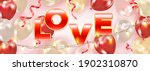 valentines day background with... | Shutterstock .eps vector #1902310870
