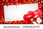 valentines day background with... | Shutterstock .eps vector #1902562270