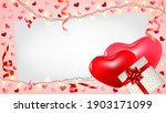 valentines day background with... | Shutterstock .eps vector #1903171099