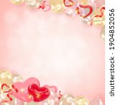 valentines day background with... | Shutterstock .eps vector #1904852056