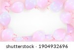 pink background from realistic... | Shutterstock .eps vector #1904932696