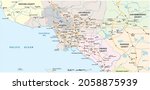 Vector Street Map Of Greater...
