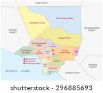 Los Angeles County Regions Map
