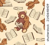  Old Teddy Bears And Books....