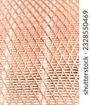 Small photo of Glossy coper net texture background