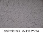Small photo of grey crack old roughcast facade wall concrete wall background gray