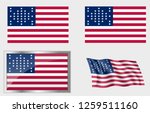 flag of the us 33 stars fort... | Shutterstock .eps vector #1259511160