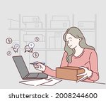 starting small businesses sme... | Shutterstock .eps vector #2008244600